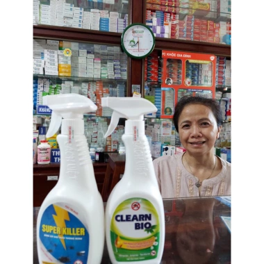 Bình Xịt Muỗi Kiến Gián Sinh Học Clearn Bio Thảo Mộc An Toàn Hiệu Quả 530ml Giá Tốt 50k 4