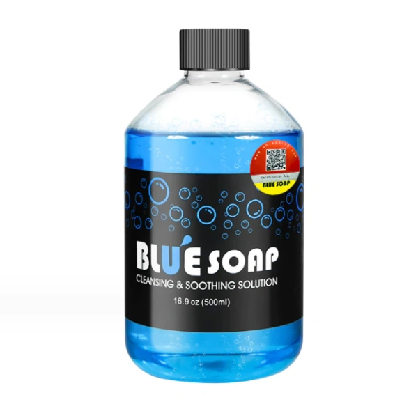 Cách sử dụng Blue Soap 500ml để tẩy mực xăm nhẹ nhàng mà không gây kích ứng
