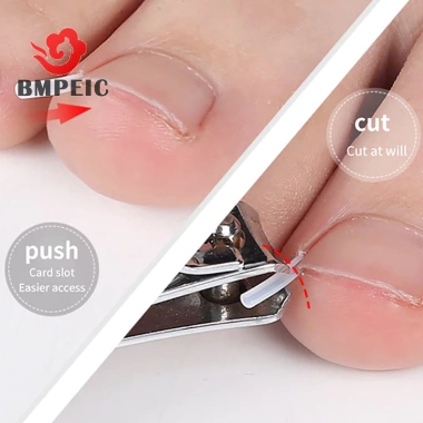 Bmpeic 50 Cái Dụng cụ chỉnh sửa móng chân mọc ngược Ngón chân Điều trị móng tay Miếng dán đàn hồi Miếng dán thẳng Kẹp Nẹp Dụng cụ làm móng chân mới 3