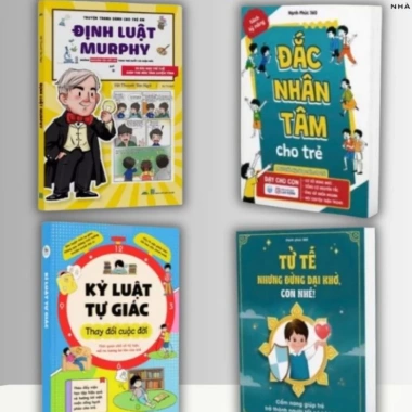 Bộ 4 sách: Định Luật Murphy, Kỷ Luật Tự Giác, Đắc Nhân Tâm, Tử Tế Đừng Dại Khờ - 45k 2