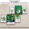 Bộ 6 tranh dán tường trang trí decor phong cảnh nghệ thuật- decor phòng khách- phòng ngủ 2