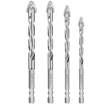 Bộ 7 Mũi Khoan Đa Năng Đầu Răng Cưa Thế Hệ Mới, Độ Cứng Cao, Chuyên Khoan Gạch Men, Đá, Bê Tông Phi 3 4 5 6 8 10 12mm 4