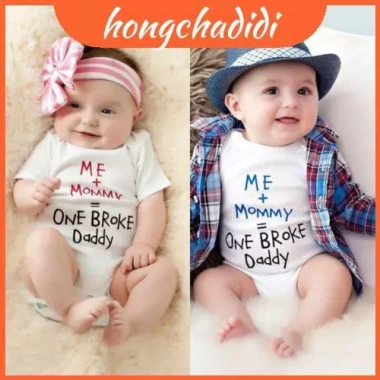 Bộ áo liền quần trẻ sơ sinh bé trai bé gái cổ điển có sức hấp dẫn * *