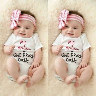 Bộ áo liền quần trẻ sơ sinh bé trai bé gái cổ điển có sức hấp dẫn * *