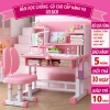 Bộ Bàn Học Thông Minh E09 Chống Cận, Gù Cho Bé - Điều Chỉnh Độ Cao, Giá Sách Đựng Đồ 5