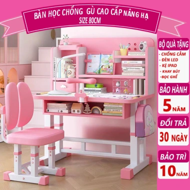 Bộ Bàn Học Thông Minh E09 Chống Cận, Gù Cho Bé - Điều Chỉnh Độ Cao, Giá Sách Đựng Đồ 5 Bộ Bàn Học Thông Minh E09 Chống Cận, Gù Cho Bé - Điều Chỉnh Độ Cao, Giá Sách Đựng Đồ 5