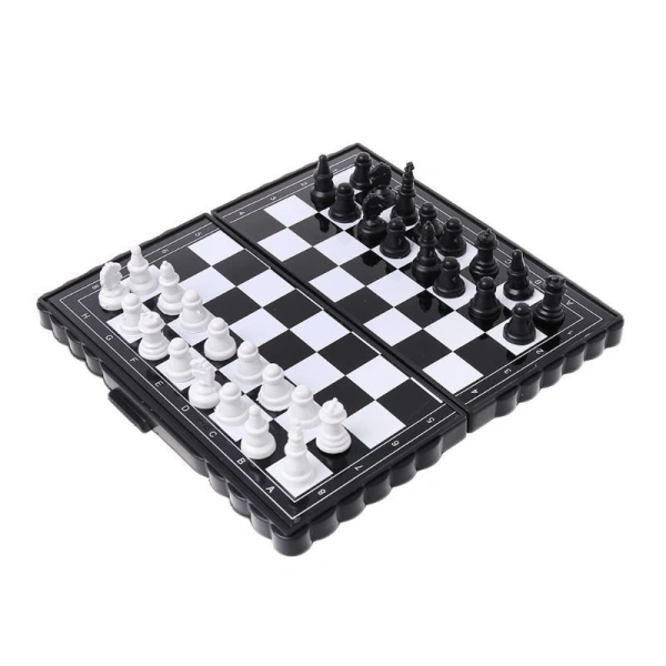 Hình ảnh sản phẩm Bộ Cờ Vua Mini Siêu Nhỏ Nam Châm Bỏ Túi Cho Học Sinh Giá Rẻ 79k