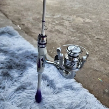 Bộ Combo Cần Câu Lure UL Hoàng Đế Trắng + Máy Đứng GA1.000 Bạch Kim TF - Giá Rẻ 4