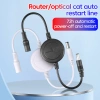 Bộ định tuyến WiFi Đặt lại Khởi động lại Cáp khởi động lại tự động 72 giờ cho cầu WiFi / Cat / Router / Repeater Rebooter Tắt Reset Control Line