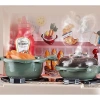 Bộ Đồ Chơi Nấu Ăn Cỡ Lớn 73cm 43 Chi Tiết Cho Bé - Nhập Vai Nhà Bếp An Toàn 4