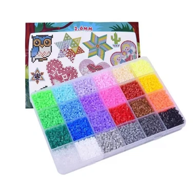?【Bộ Đồ Chơi】Xếp Hạt Sáng Tạo DIY Cho Trẻ Em 【Mẫu Mới Thông Minh】| Bao Gồm Hạt Nhiều Màu + Dụng Cụ + Bàn Ủi An Toà 4