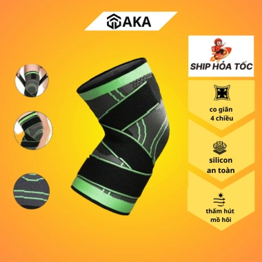 Bó gối bảo vệ thể thao dây trợ lực khớp gối tập gym chạy bộ giá rẻ chỉ 39.000đ