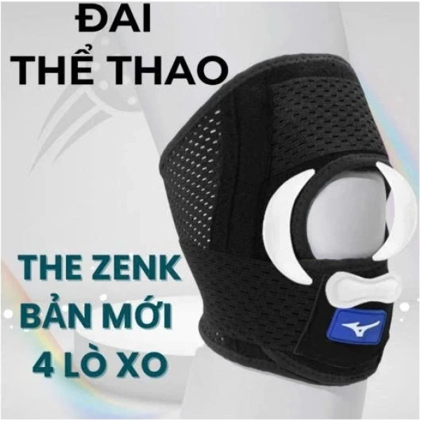 Hình ảnh sản phẩm Bó Gối Pickleball ZenK Mizuno Chính Hãng Nhật Bản - Bảo Vệ Đầu Gối, Đàn Hồi 360°- Sport Care