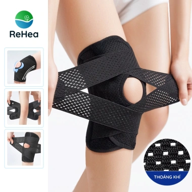 Bó Gối Thể Thao Có Lò Xo - Bảo Vệ Đầu Gối Thoáng Khí Chống Chấn Thương - Giảm 18% còn 129k