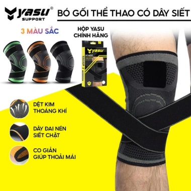 Bó Gối Thể Thao Có Lò Xo - Bảo Vệ Đầu Gối Thoáng Khí Chống Chấn Thương - Giảm 18% còn 129k