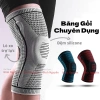 Bó Gối Thể Thao Đệm Silicon & Lò Xo Trợ Lực Bảo Vệ Toàn Diện, Siêu Co Giãn, Thoáng Khí Chạy Bộ, Đá