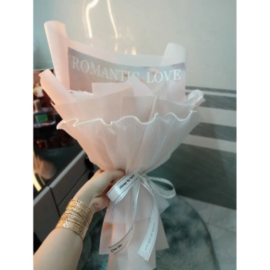 Bó hoa ruy băng 30 bông kèm quà tặng - Giá ưu đãi 190k, chọn màu chat shop