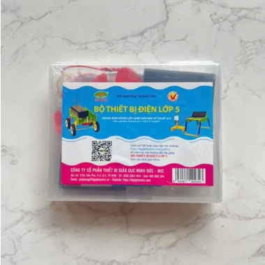Bộ Lắp Ghép Mô Hình Kĩ Thuật Điện Lớp 5 1/2/3 Động Cơ (1 Bộ) 5