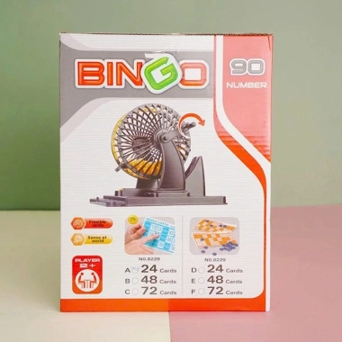 Bộ Lô Tô Bingo Nhựa 75 Số - Quay Trò Giải Trí Tết, Giá Ưu Đãi 167.000 VNĐ