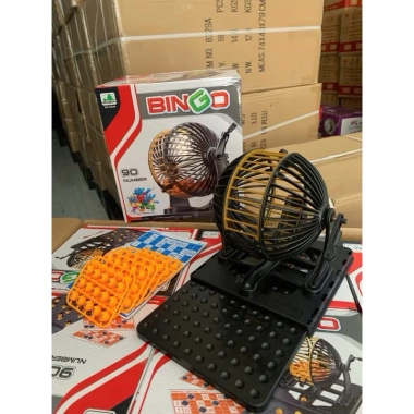 Bộ Lồng Quay Lô Tô Bingo 90 Số - Nhẹ, Bền, Dễ Lắp Đặt, Giá Chỉ 250.000₫