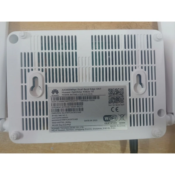 Hướng dẫn cài đặt nhanh bộ phát Wi‑Fi Mesh 6 Viettel Huawei K562e‑10 AX3.0 cho ngôi nhà lớn