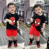 Bộ Quần Áo Bé Trai Spiderman Xanh Xuân Hè 2024 KUMAKO Giá Rẻ 131k 2