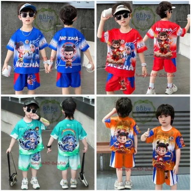 Bộ Quần Áo Unisex Trend Natra Cho Bé 7-50kg - Combo 4 Bộ Giá Rẻ Chỉ 61500đ 3