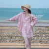 Bộ Quần Đùi Nữ Đi Biển Mùa Hè - Mcoco - Sơ Mi Đũi Trắng Mát Mẻ Giá Cực Tốt 184k 2