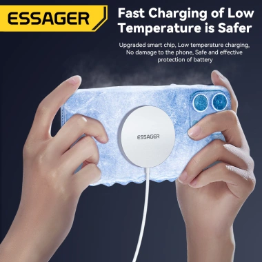 Bộ sạc không dây Essager 15W cho iPhone 12‑14 & Apple Watch, hỗ trợ 15/10/7.5W - Giá 177.500₫ 5
