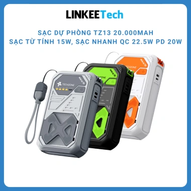 Bộ sạc nhanh Linkeetech 22.5W PD – Pin dự phòng 10.000/20.000mAh, sạc từ tính, dây đa năng Bộ sạc nhanh Linkeetech 22.5W PD – Pin dự phòng 10.000/20.000mAh, sạc từ tính, dây đa năng
