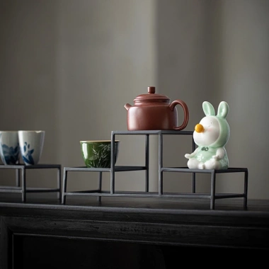 Bộ Trà Nghệ Thuật Sắt Giá Trưng Bày Kệ Handmade – Giá Đồ Bogu, Giá Trà, Ấm Trà A207 – Chỉ 442.659 VND