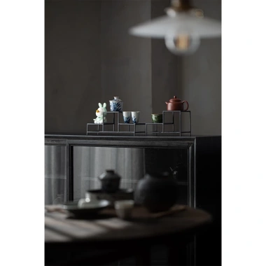 Bộ Trà Nghệ Thuật Sắt Giá Trưng Bày Kệ Handmade – Giá Đồ Bogu, Giá Trà, Ấm Trà A207 – Chỉ 442.659 VND