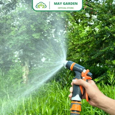 Bộ vòi xịt nước May Garden VPA102 tưới cây rửa xe sân 3 lớp kèm phụ kiện ống dẫn giá 110k