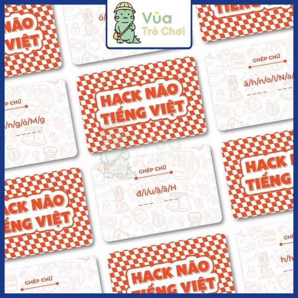 Hình ảnh sản phẩm Boardgame Hack Não Tiếng Việt Trò Chơi Vua Tiếng Việt Đồ Chơi Trẻ Em Nhóm Bạn Giải Trí Ngày Tết