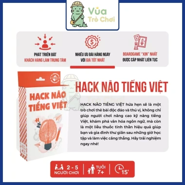 Boardgame Hack Não Tiếng Việt Trò Chơi Vua Tiếng Việt Đồ Chơi Trẻ Em Nhóm Bạn Giải Trí Ngày Tết