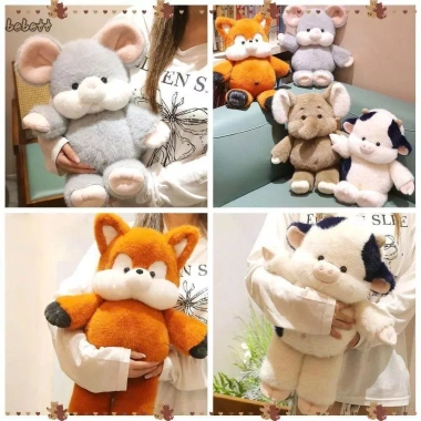 Bobova Thú Chạy 50cm Siêu Mềm Bò Sữa, Cáo Cam, Voi Nâu Giá Ưu Đãi 260k