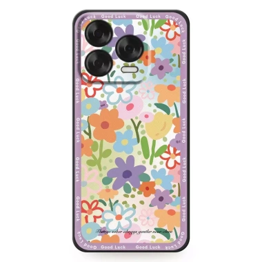 Bọc Toàn Bộ Vỏ Điện Thoại ZTE Blade V70 Vita TPU Chống Bụi Bẩn, Chống Thấm Nước, Thiết Kế Graffiti Hoa Đẹp 6