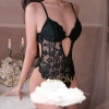 Bodysuit ren hở bụng phối nơ sexy B70 - giảm còn 129k, phong cách quyến rũ 4