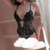Bodysuit ren hở bụng phối nơ sexy B70 - giảm còn 129k, phong cách quyến rũ 5