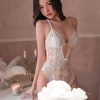 Bodysuit ren hở bụng phối nơ sexy B70 - giảm còn 129k, phong cách quyến rũ 7