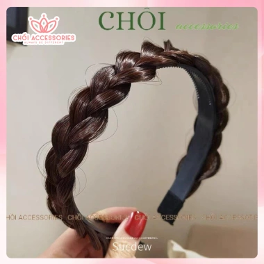 Bờm Tết Tóc Giả Nữ Xinh Xắn - Giá Cực Sốc Chỉ 13.000đ Thay Vì 15.990đ, Phụ Kiện Phong Cách