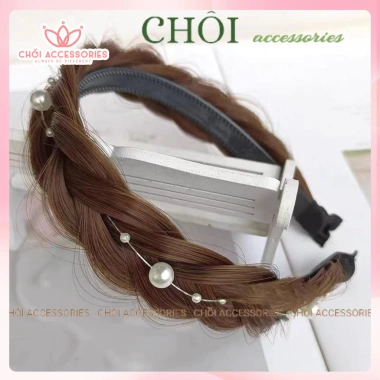 Bờm Tết Tóc Giả Nữ Xinh Xắn - Giá Cực Sốc Chỉ 13.000đ Thay Vì 15.990đ, Phụ Kiện Phong Cách