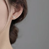 Bông tai bướm nữ bạc S999 + zircon đa màu - Sang trọng, giảm giá chỉ 197.927đ 4