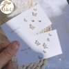 Bông tai pha lê zircon 6 chiếc cánh bướm – Hoàn hảo cho tiệc cưới & đính hôn, chỉ 32.400₫ 2