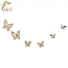 Bông tai pha lê zircon 6 chiếc cánh bướm – Hoàn hảo cho tiệc cưới & đính hôn, chỉ 32.400₫ 5