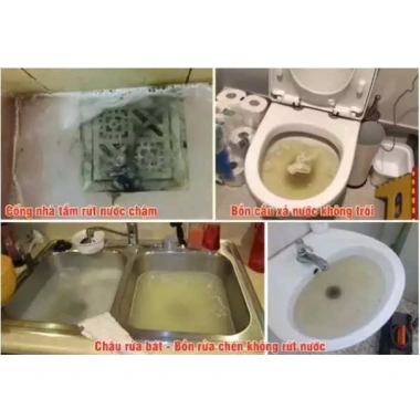 Bột Thông Cống Bồn Cầu SUPPER Đa Năng – Thông Tắc Sinh Học, Giá 50.000đ Giảm