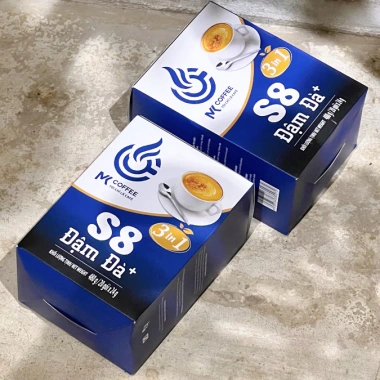 Cà Phê Sữa Đá 3in1 S8 Hòa Tan Thơm Béo Đậm Đà Hộp 480g - MUA 5 TẶNG 2 - Giá Tốt 69.400đ 2