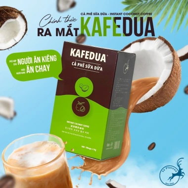 Cà Phê Sữa Dừa KAFEDUA - Phù Hợp Ăn Chay, Kiêng DASATA Giá Rẻ Chỉ 25k 6 Cà Phê Sữa Dừa KAFEDUA - Phù Hợp Ăn Chay, Kiêng DASATA Giá Rẻ Chỉ 25k 6
