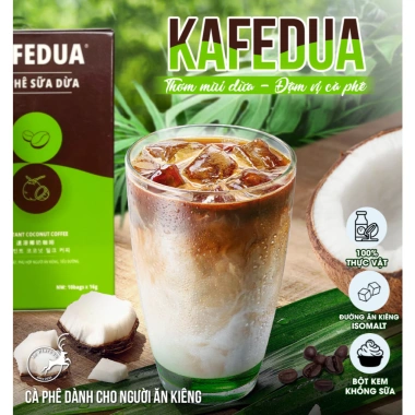 Cà Phê Sữa Dừa KAFEDUA - Phù Hợp Ăn Chay, Kiêng DASATA Giá Rẻ Chỉ 25k 9 Cà Phê Sữa Dừa KAFEDUA - Phù Hợp Ăn Chay, Kiêng DASATA Giá Rẻ Chỉ 25k 9