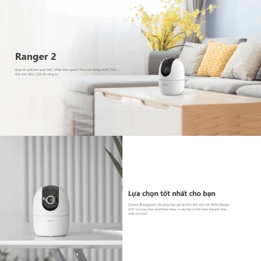 Camera Imou A52 Ranger 5M Trong Nhà Xoay 360 độ Đàm Thoại 2 Chiều - Giá 588.000 VND 6